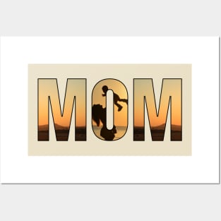 Mom Silhouette Posters and Art